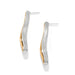 Brighton Cascade Rio Drop Post Earrings — Silver-Gold