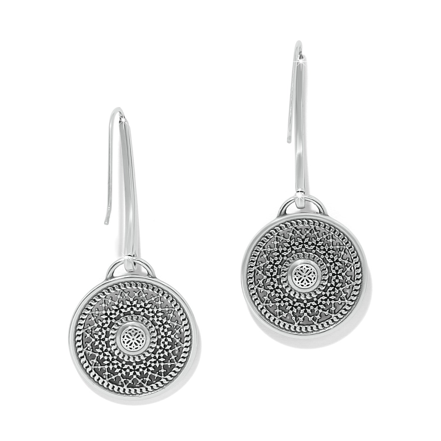 Ferrara Segreta Medallion French Wire Earrings