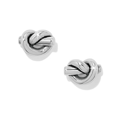 Interlok Single Knot Silver Mini Earring