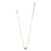 Interlok Single Knot Mini Necklace Gold