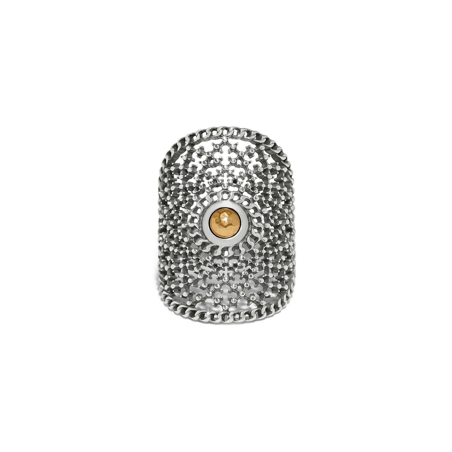 Ferrara Segreta Two Tone Round Ring