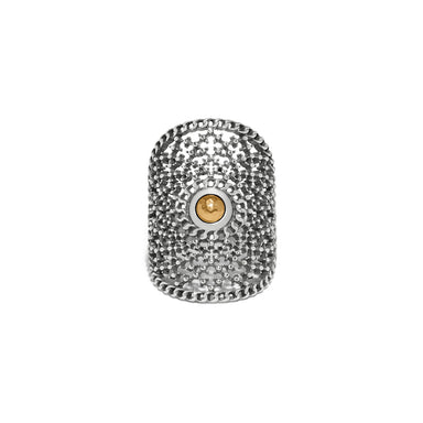 Ferrara Segreta Two Tone Round Ring