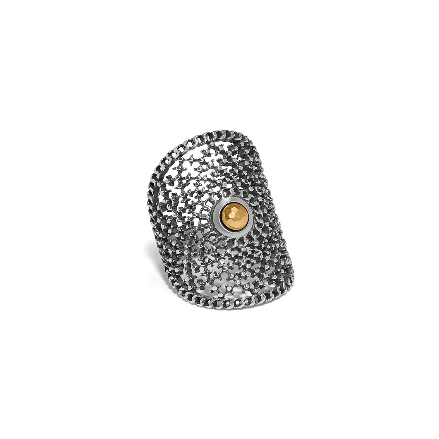 Ferrara Segreta Two Tone Round Ring