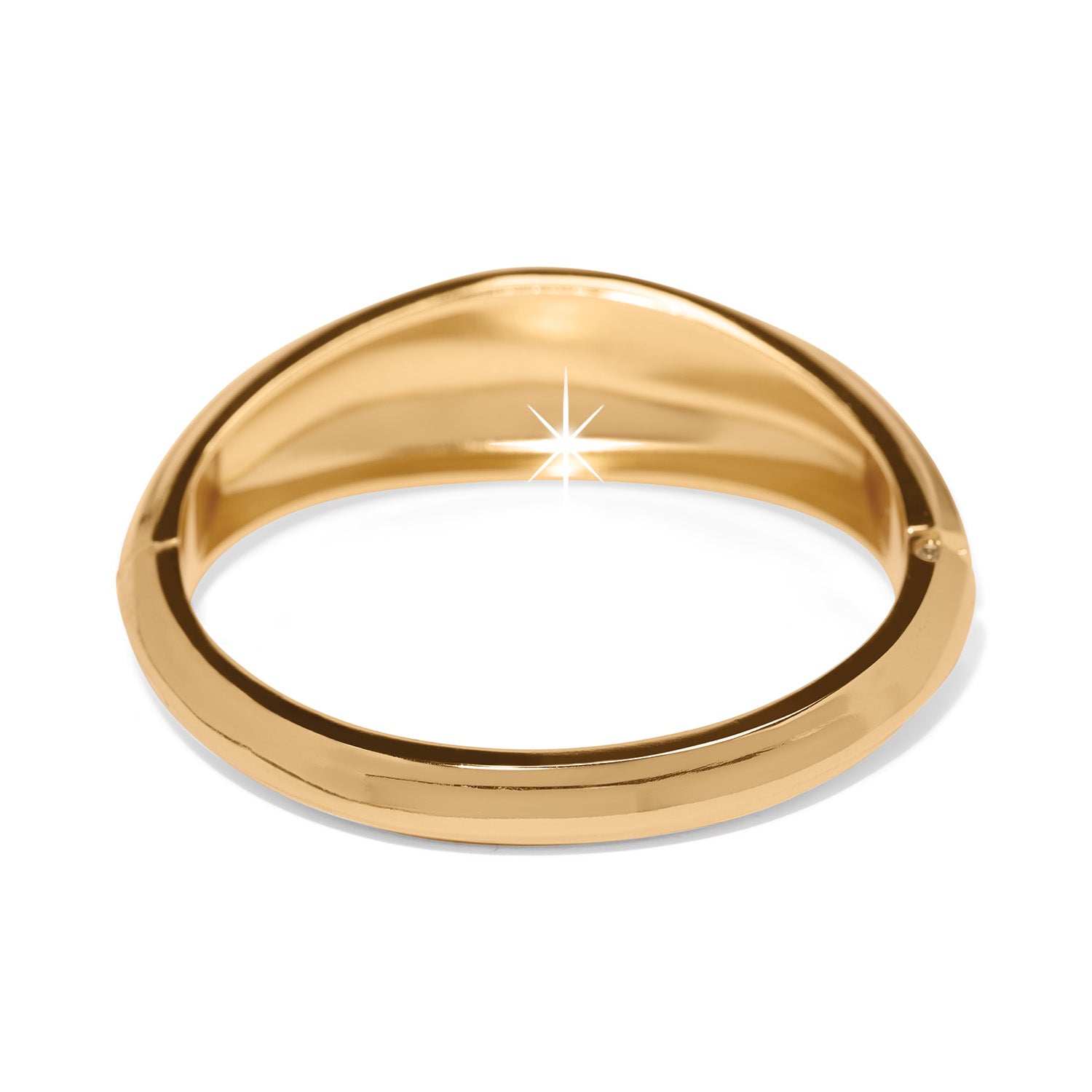 Brighton Cascade Lumina Hinged Bangle — Gold