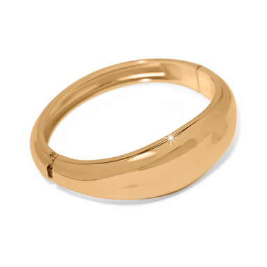 Brighton Cascade Lumina Hinged Bangle — Gold