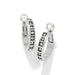 Love Knows Silver Hoop Earrings