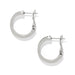 Love Knows Silver Hoop Earrings