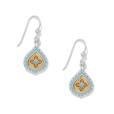 Mosaic Cerrillos Teardrop French Wire Earrings