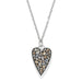 Brighton B Bright Reversible Long Pendant Necklace — Silver-Multi