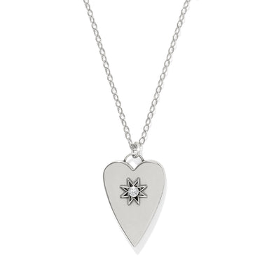 Brighton B Bright Reversible Long Pendant Necklace — Silver-Multi