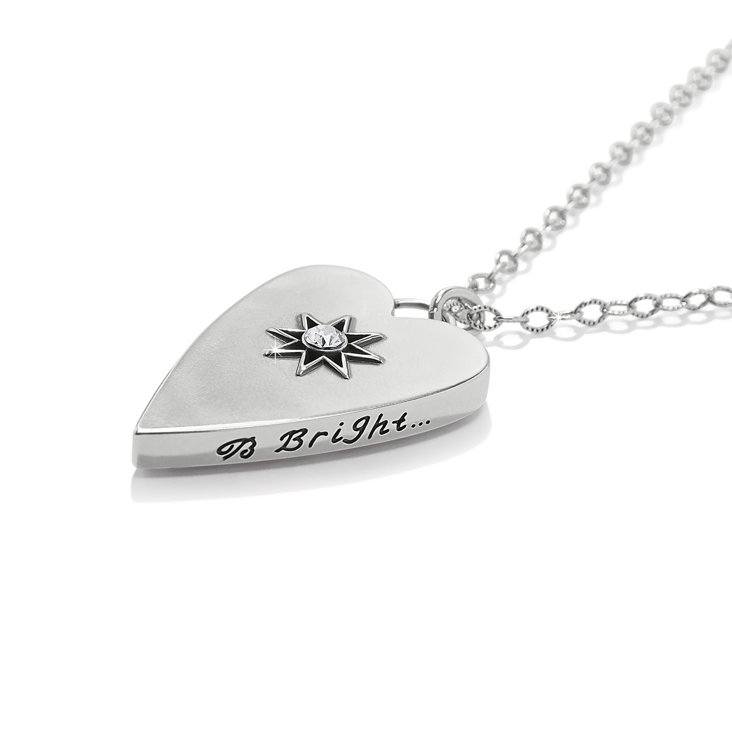 Brighton B Bright Reversible Long Pendant Necklace — Silver-Multi