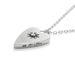 Brighton B Bright Reversible Long Pendant Necklace — Silver-Multi