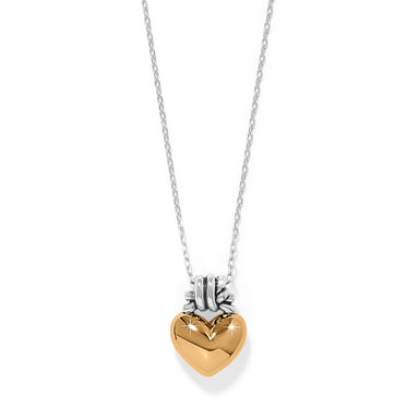 Intelrok Love Knot Heart Necklace