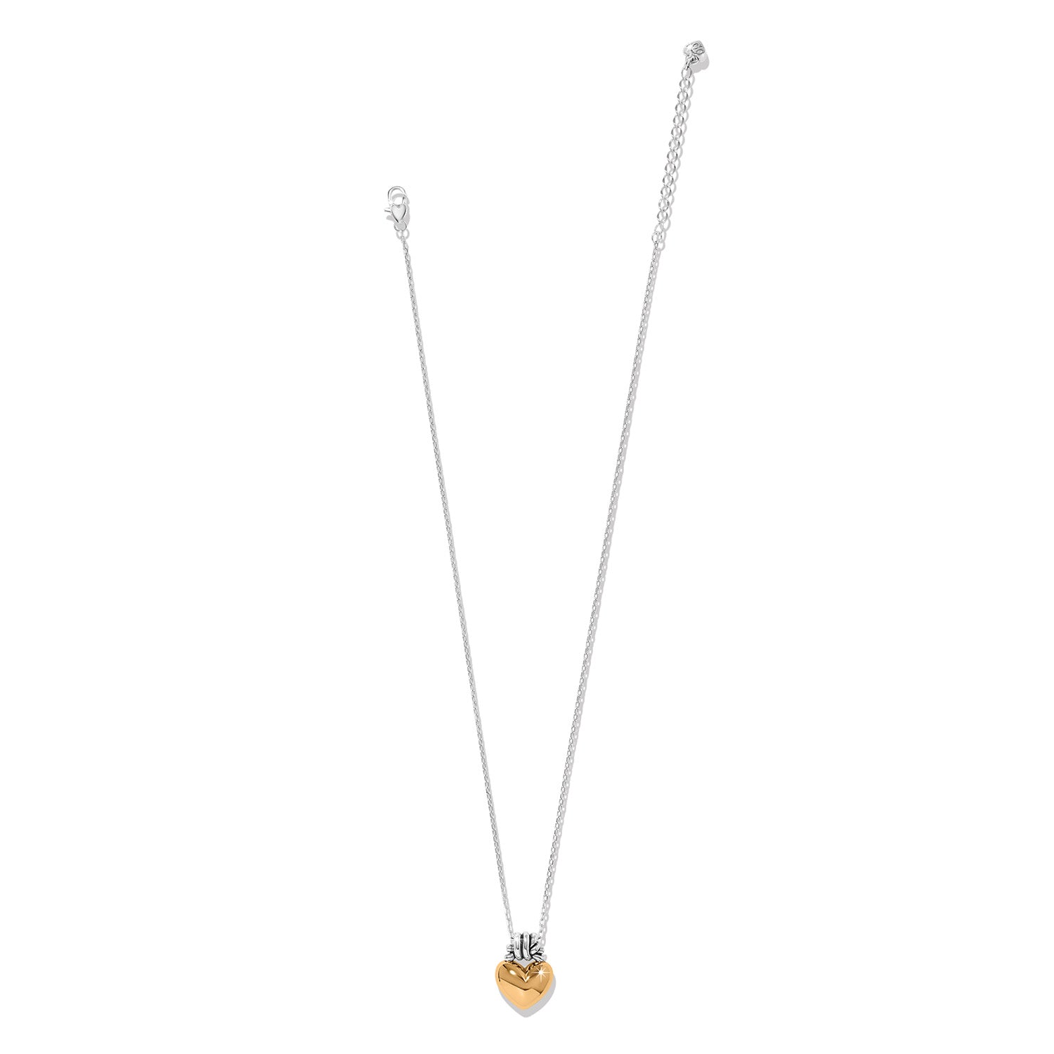 Intelrok Love Knot Heart Necklace