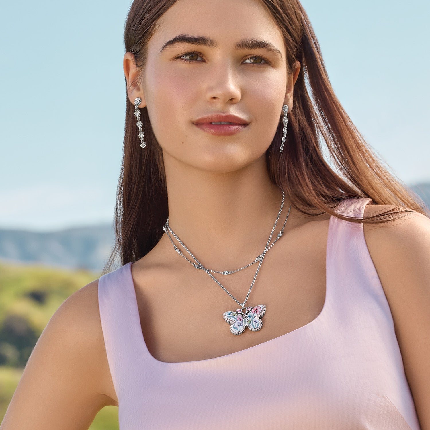 La Tulipe Butterfly Necklace
