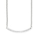 Meridian Geo Bar Silver Necklace