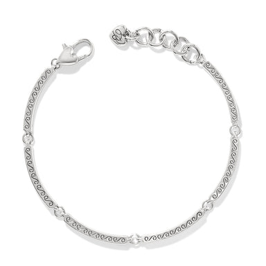 Meridian Geo Silver Bar Bracelet