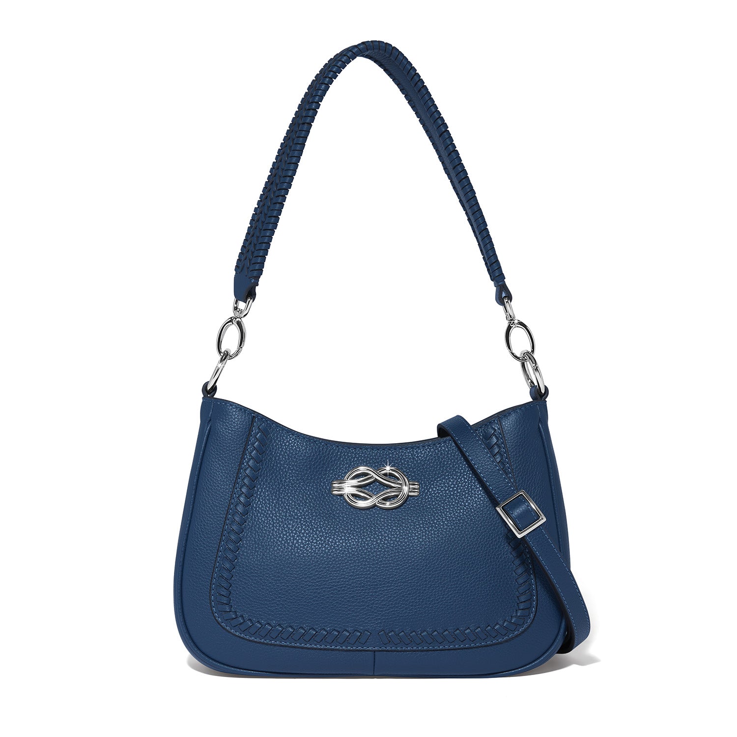 Brighton Fletcher Convertible Shoulder Bag — French Blue | Interlok Harmony Collection