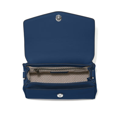 Brighton Tate Flap Satchel — French Blue | Interlok Harmony Collection