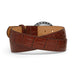 Brighton Filigree Ladies Belt — Dark Brown