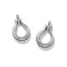 Brighton Pretty Tough Arch Bold Post Drop Earrings — Silver