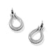 Brighton Pretty Tough Arch Bold Post Drop Earrings — Silver