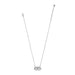Brighton Interlok Linked Hearts Necklace — Silver