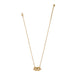 Brighton Interlok Linked Hearts Necklace — Gold