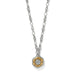 Brighton Mosaic Nova Mini Pendant Necklace — Silver-Gold