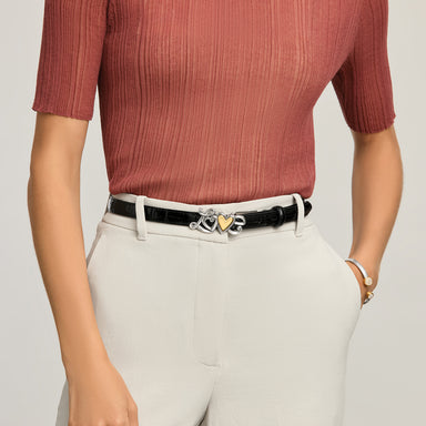 Brighton True Love Pant Belt - Black