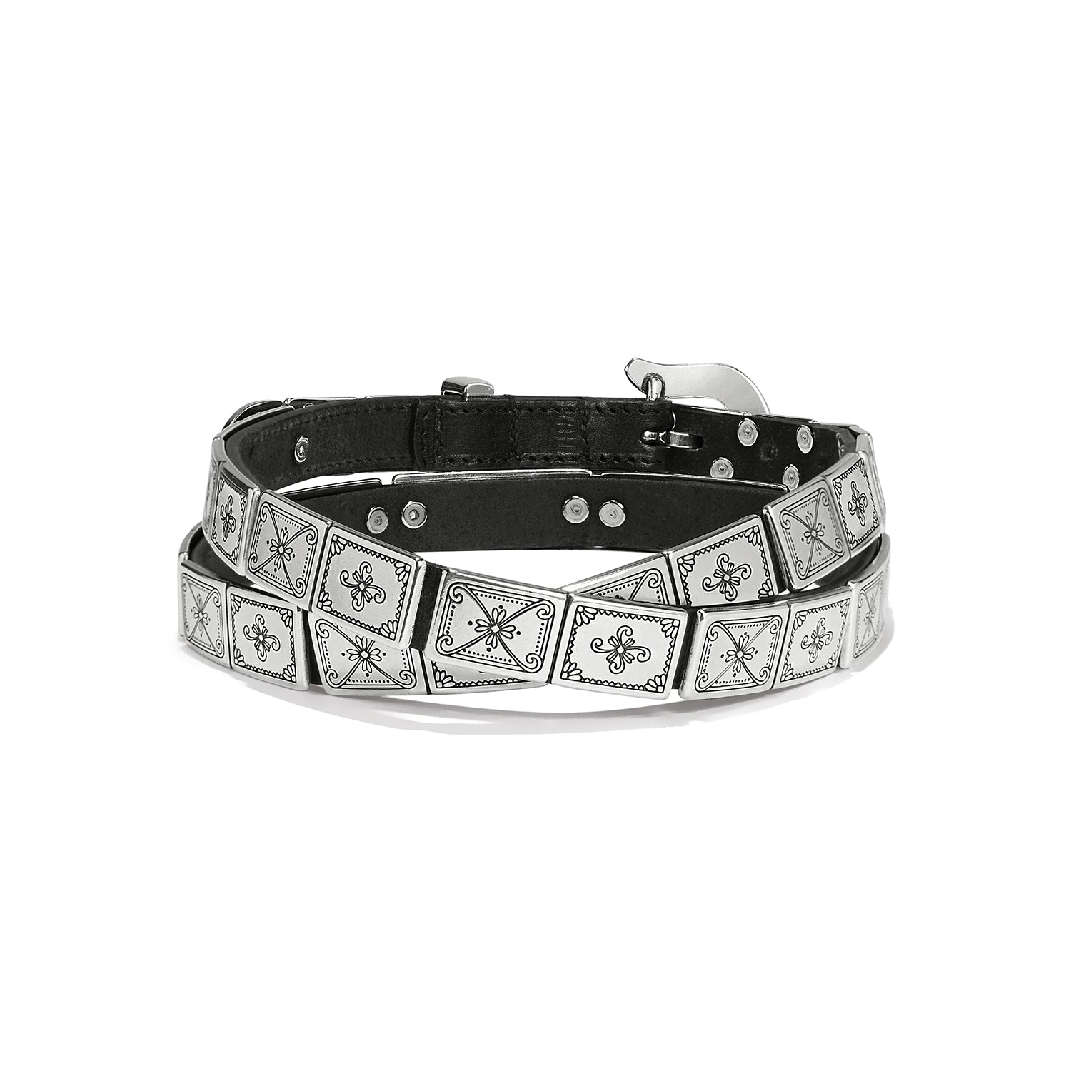 Brighton Mosaica Tile Belt — Black