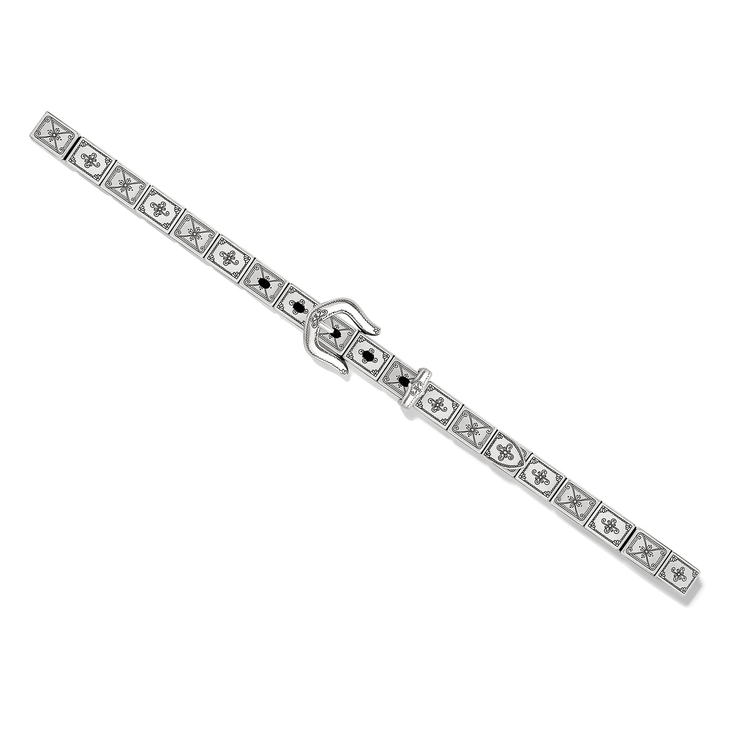Brighton Mosaica Tile Belt — Black