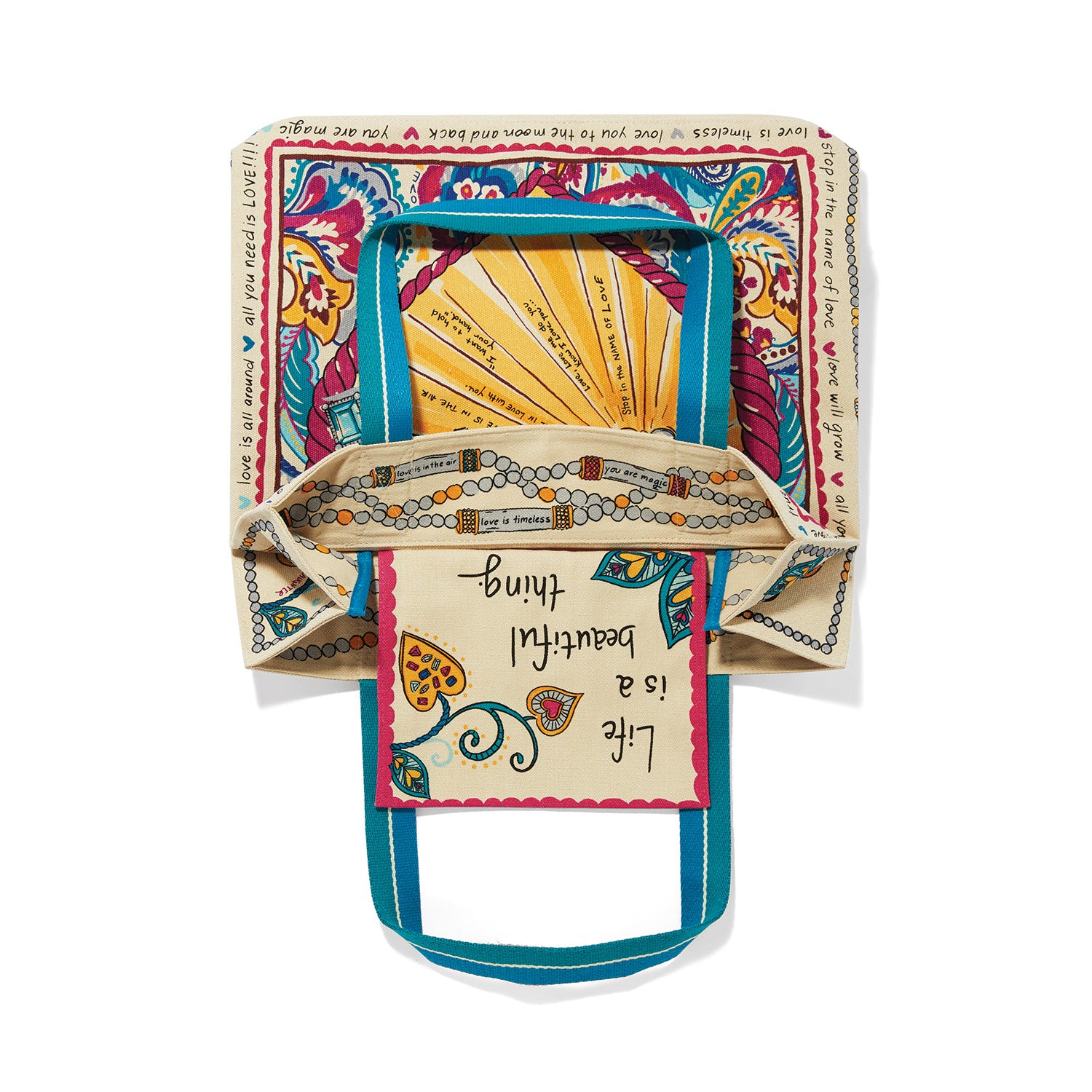 Love Story Canvas Tote