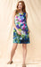 Watercolor Floral Print Dress