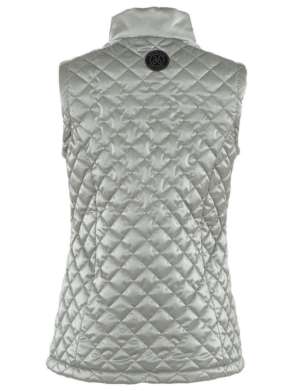 Silver Reversible Quilted Vest