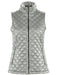 Silver Reversible Quilted Vest