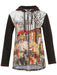 Parisian Reflection Zipped Hoodie