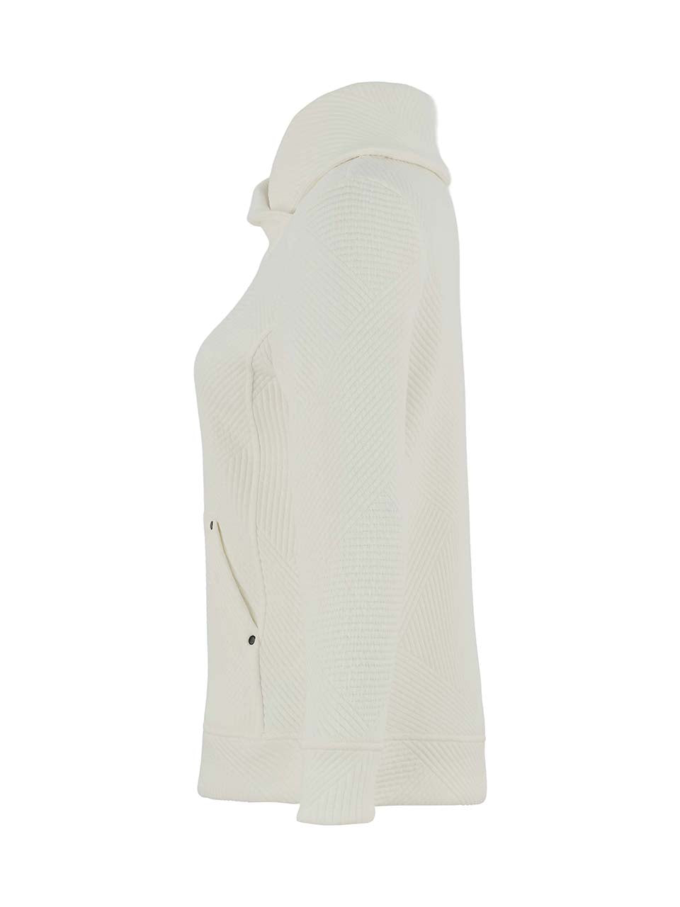 Off White Graphic Lines Pocket Tunic