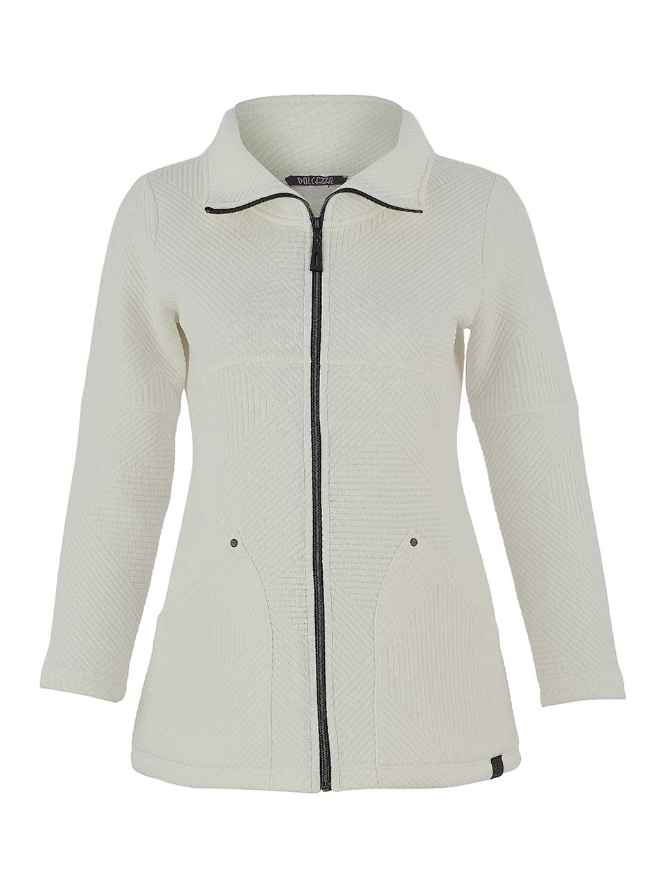 Off White Graphic Lines Zip Jacket