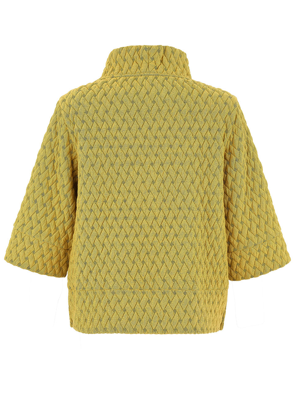 Chartreuse Basket Weave Top