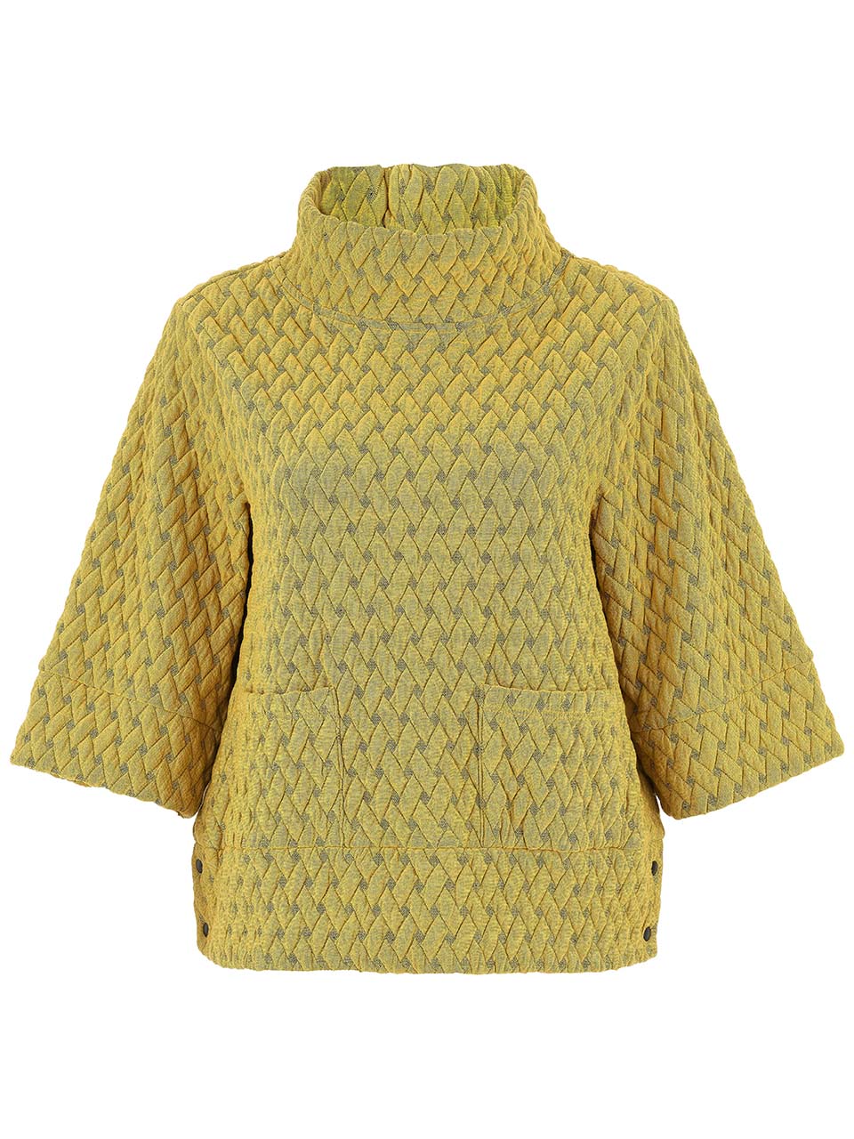 Chartreuse Basket Weave Top