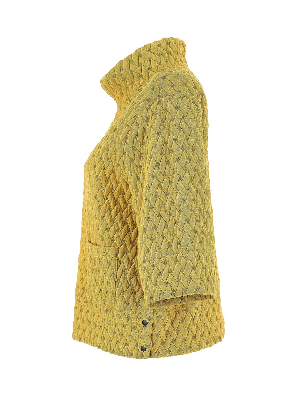 Chartreuse Basket Weave Top