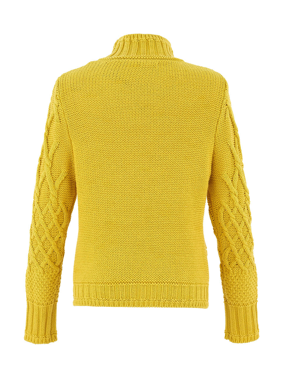 Chartreuse Cotton Blend Sweater