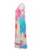 V-neck Impressionist Dress