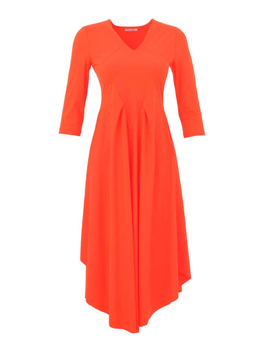 Coral 3/4 Sleeve Dress