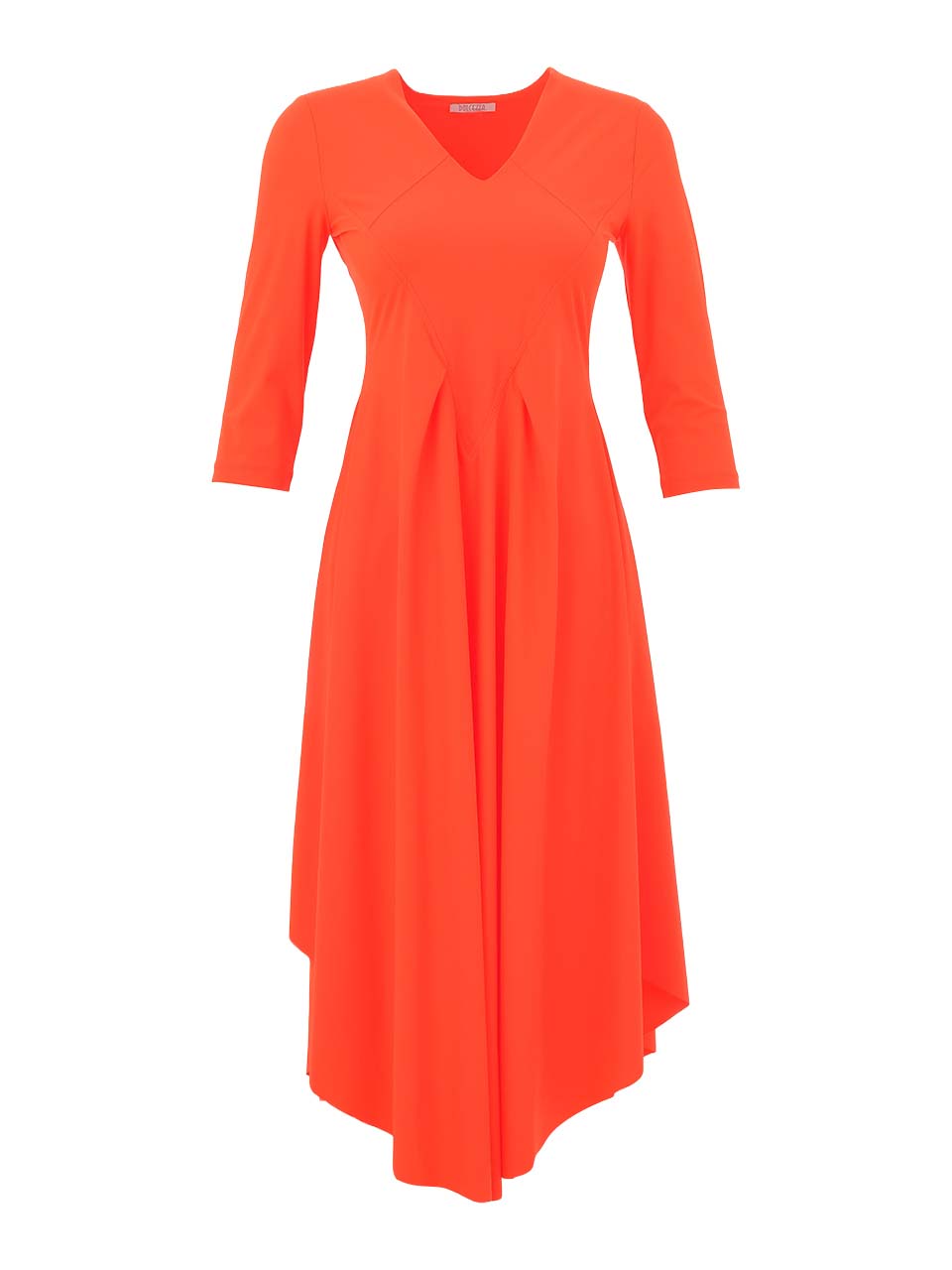 Coral 3/4 Sleeve Dress