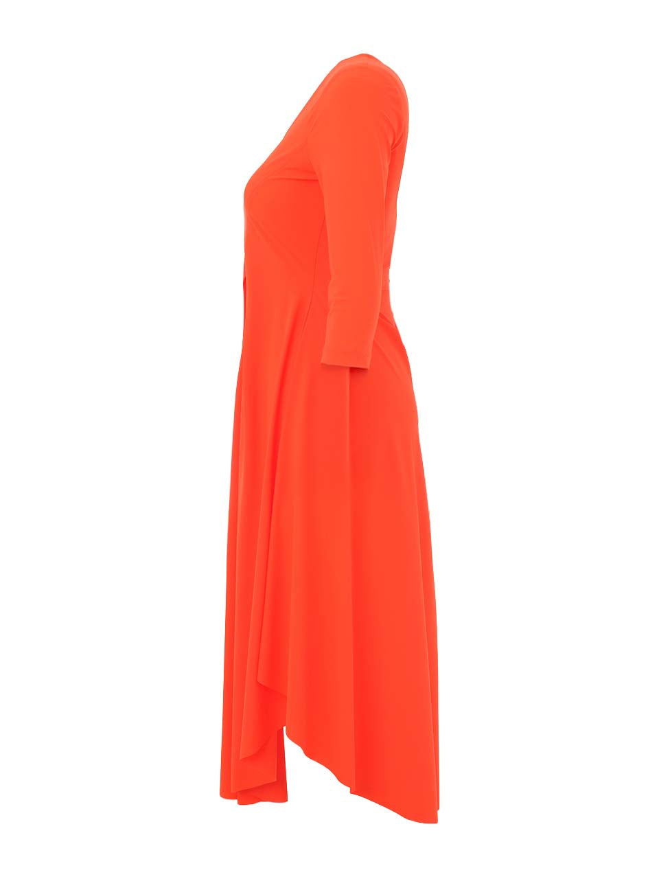 Coral 3/4 Sleeve Dress