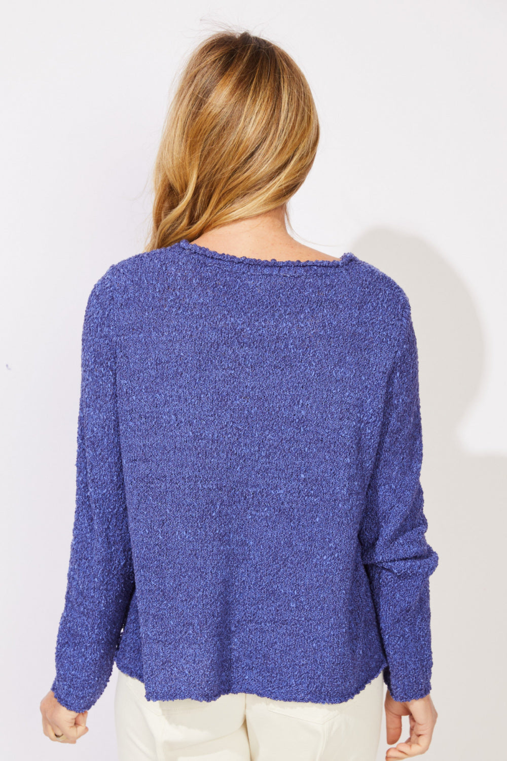 Baja Blue Twist Pullover