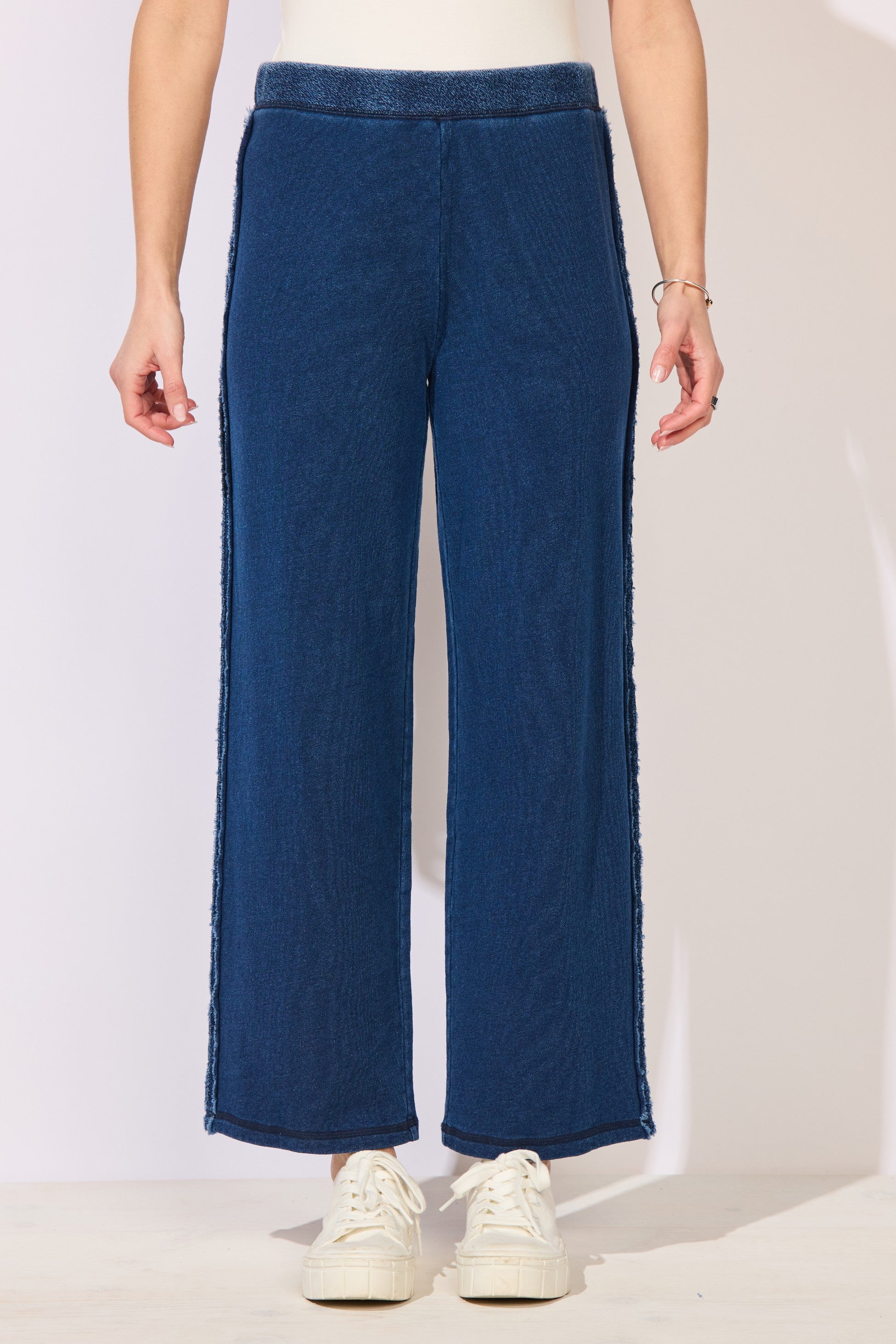 Escape by Habitat Terry Knit Pant — Medium Wash