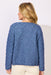 Escape by Habitat Geometric Diamond Pattern Sweater — Teal Blue